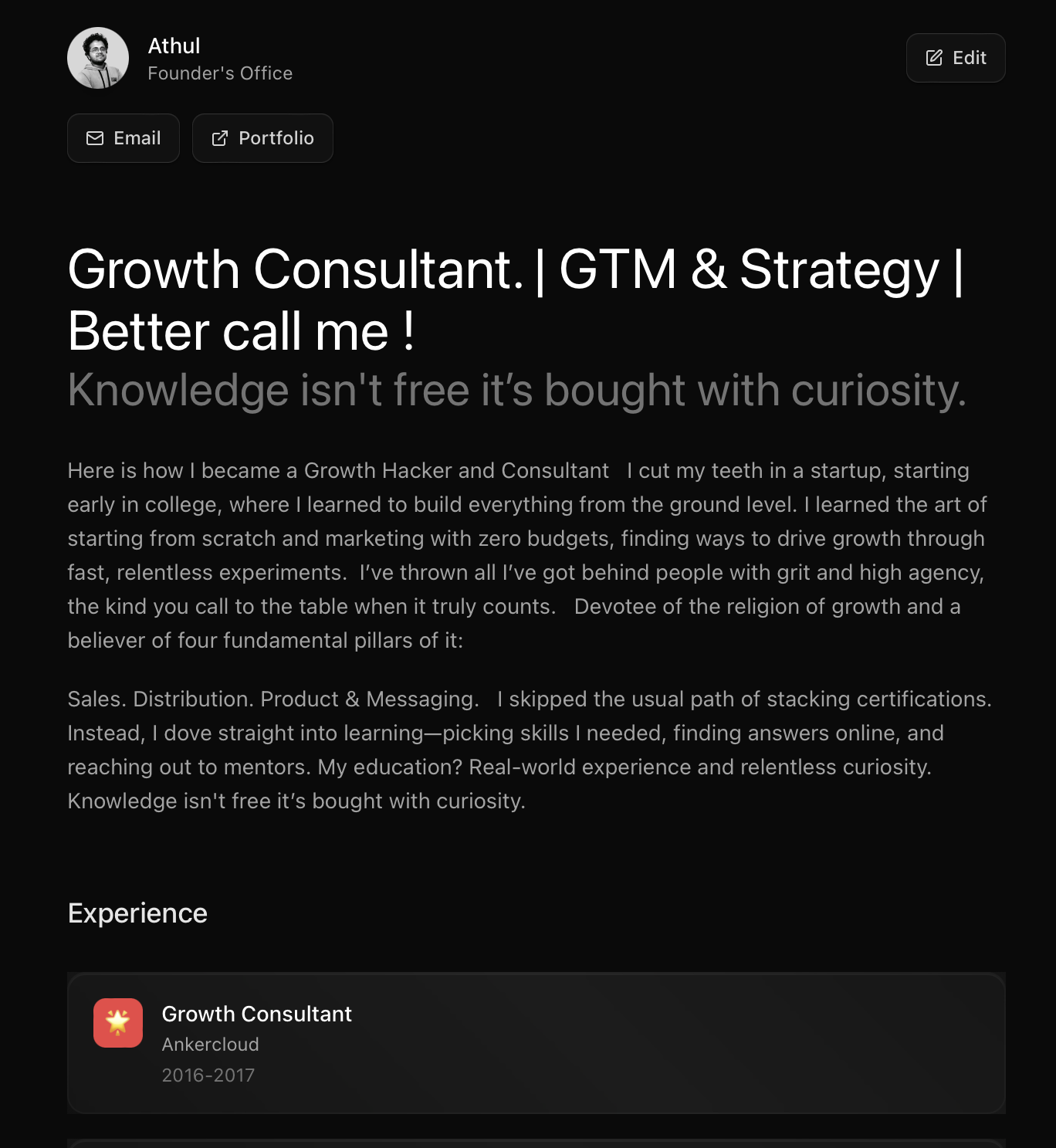 Portfolio Builder